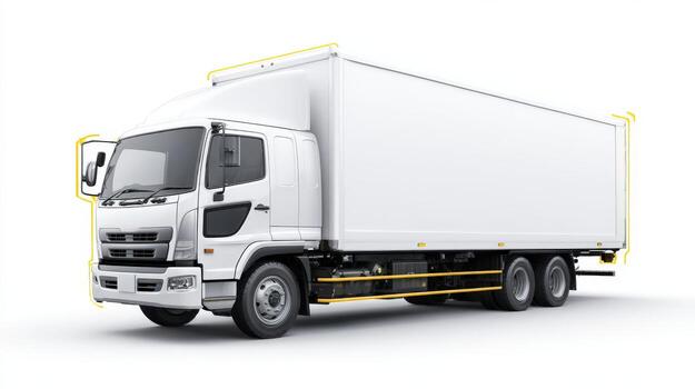 SGA open body truck for industrial cargo transport and oversized construction equipment hauling